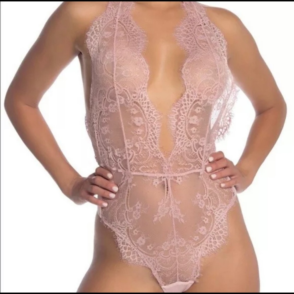 Free People Showoff Lace Bodysuit